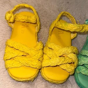 Bundle zara sandals toddler girl